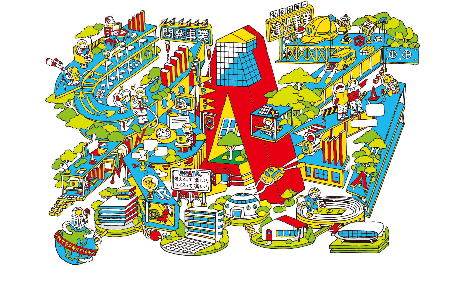 尊敬されるまちのイメージ図